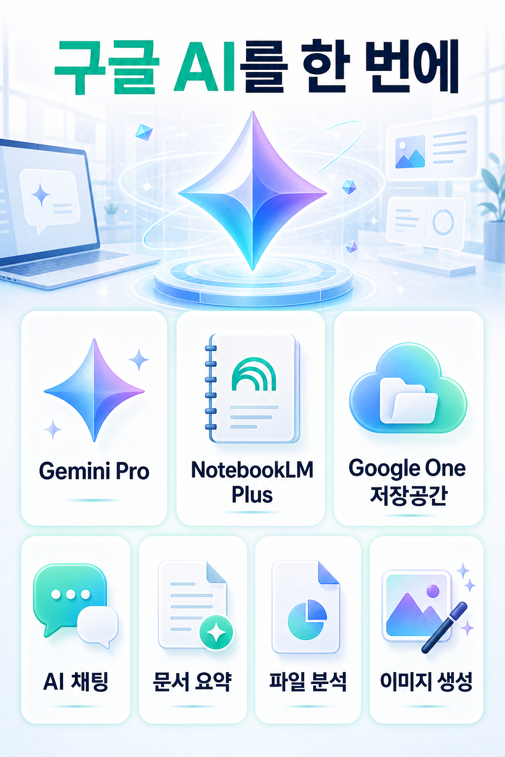 모두모아 제미나이 프리미엄 AI 기능 상세 이미지